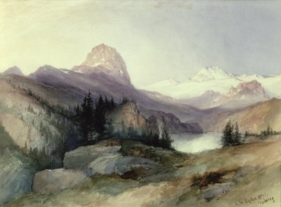 Dans les montagnes Bighorn, 1889 - Thomas Moran